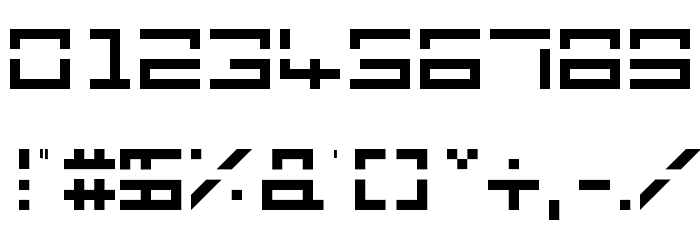 Square Mile Regular Font OTHER CHARS