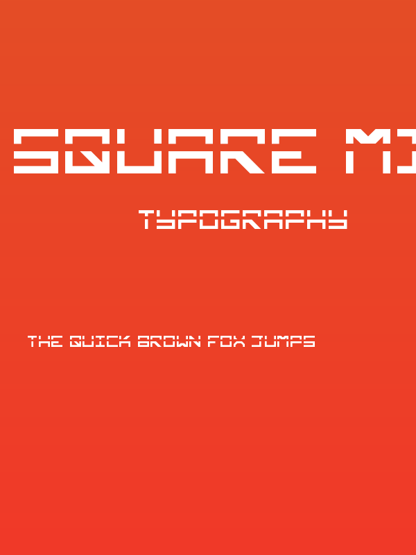 Square Mile Regular Poster