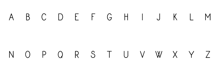 Square Monogram Frames Demo Schriftart Kleinbuchstaben