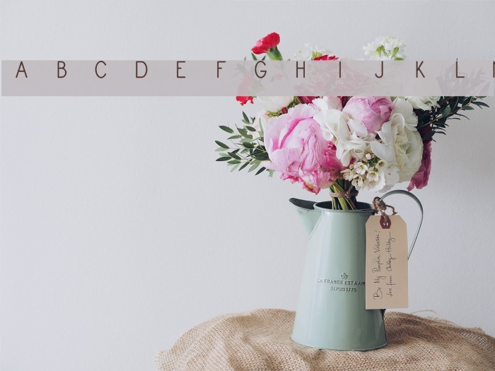 Square Monogram Frames Demo Font examples