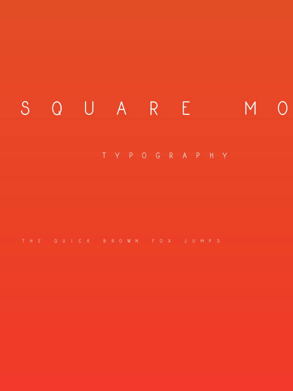 Square Monogram Frames Demo Poster