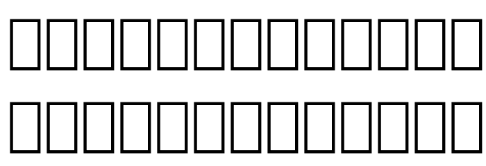Square Monogram Frames Demo Font LOWERCASE