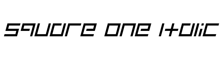 Square One Italic  フリーフォントのダウンロード