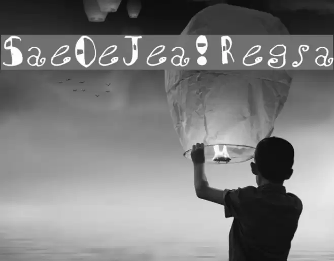 Square One Jenna!Regular Font examples