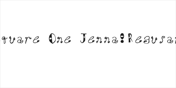 Square One Jenna!Regular Logo