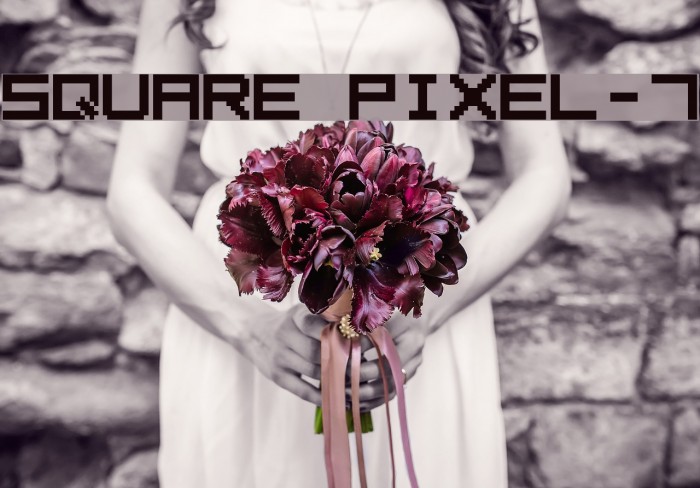 Square Pixel-7 Font examples