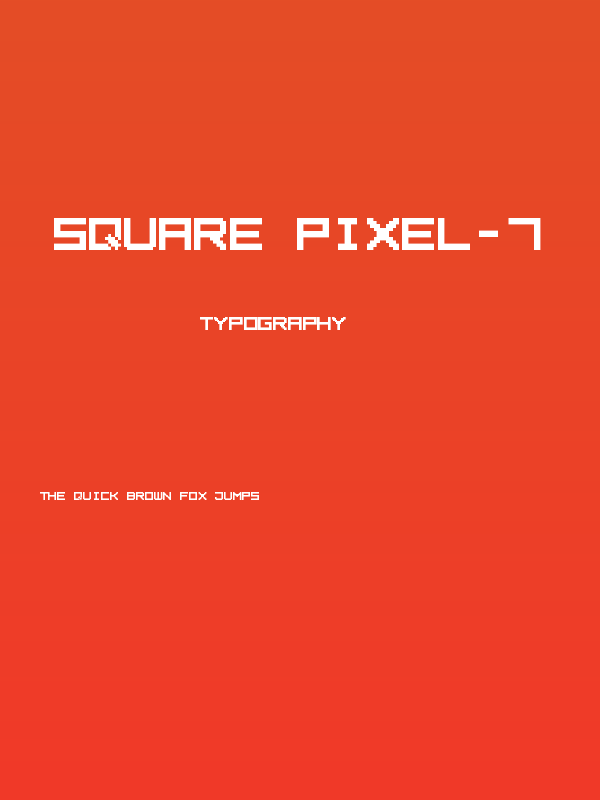 Square Pixel-7 Poster