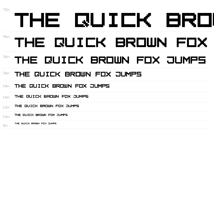 Square Pixel-7 Waterfall