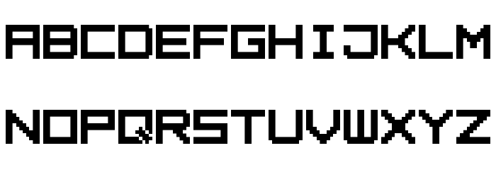 Square Pixel-7 Font LOWERCASE