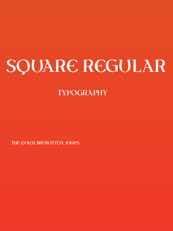 Square Regular Poster