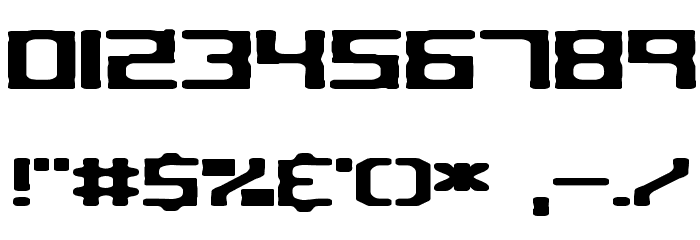 Square Route BRK Font OTHER CHARS