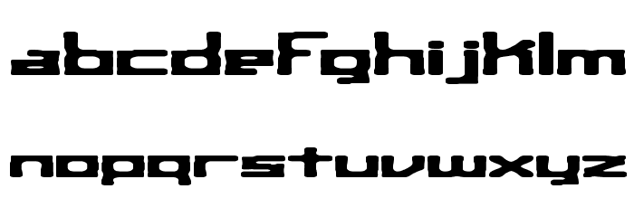 Square Route BRK Font LOWERCASE