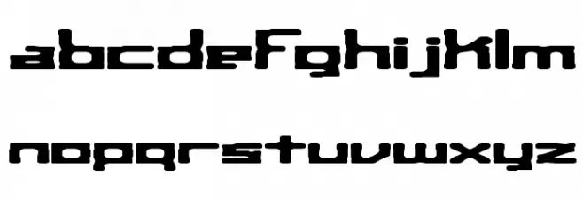Square Route BRK Font LOWERCASE