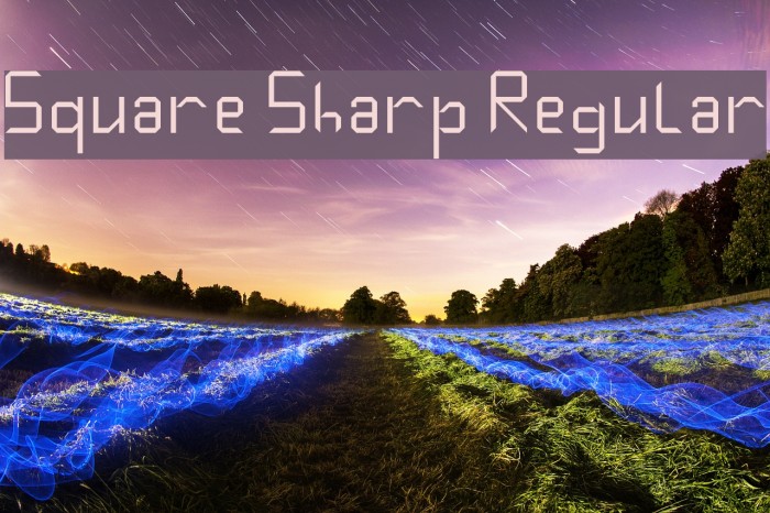 Square Sharp Regular Example 1