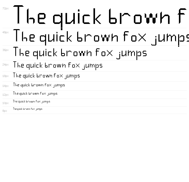 Square Sharp Regular Waterfall