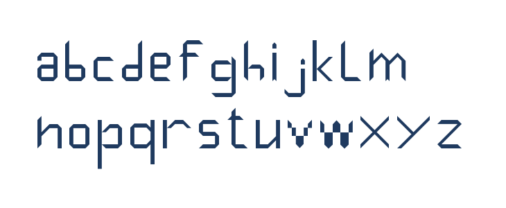 Square Sharp Regular Lowercase