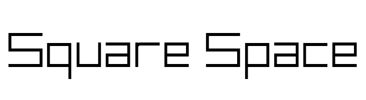 Square Space  لخطوط تنزيل