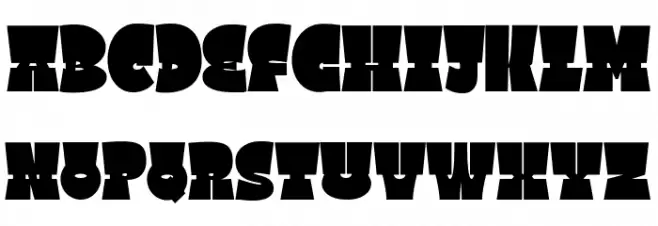 Square Spray Regular Schriftart Groß