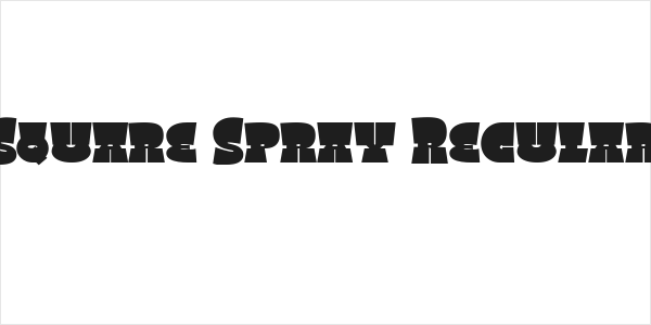 Square Spray Regular Logo