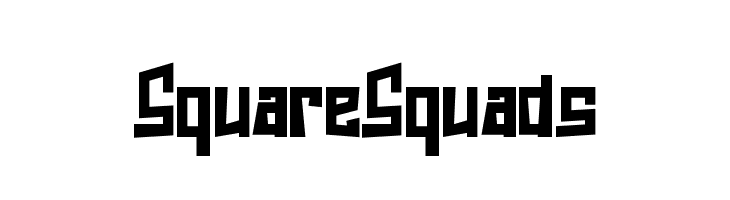 Square Squads  Скачать бесплатные шрифты