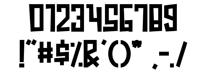Square Squads Font OTHER CHARS