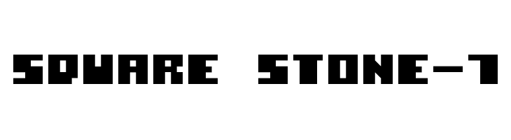 Square Stone-7  font caratteri gratis