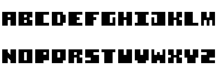 Square Stone-7 Font LOWERCASE