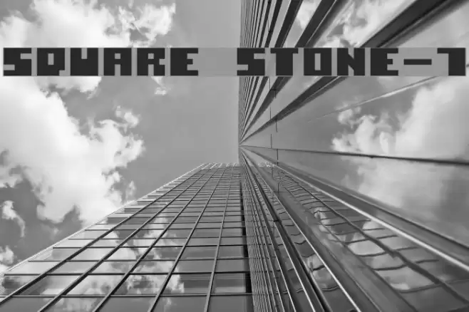 Square Stone-7 Font examples