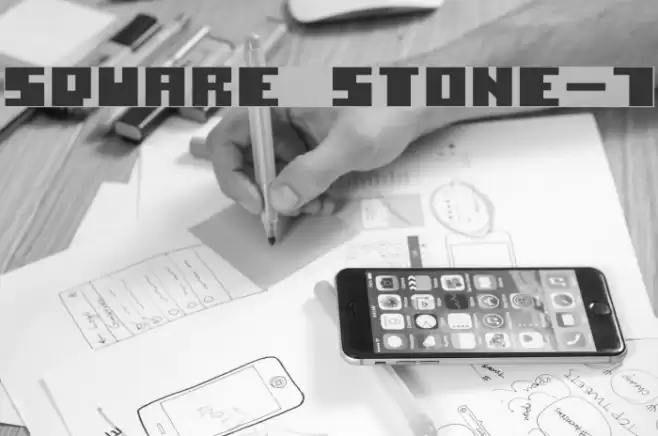 Square Stone-7 Font examples