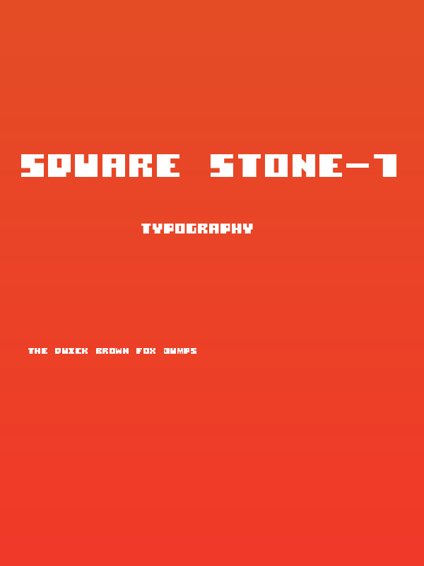 Square Stone-7 Poster