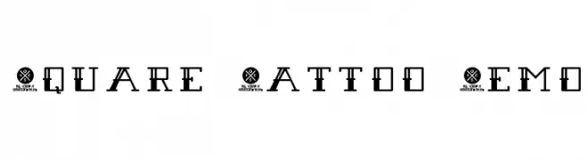 Square Tattoo Demo  免费字体下载