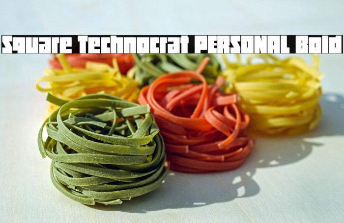 Square Technocrat PERSONAL Bold Example 1