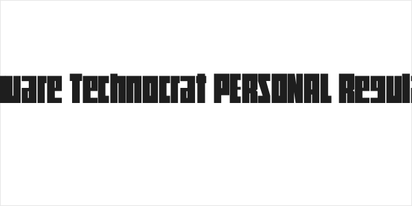 Square Technocrat PERSONAL Regular Logo