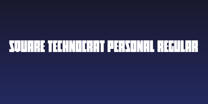 Square Technocrat PERSONAL Regular Social Header