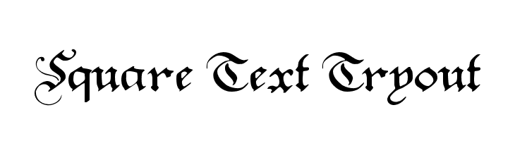 Square Text Tryout  Free Fonts Download