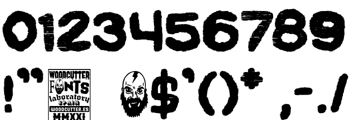 Square Thief Font OTHER CHARS