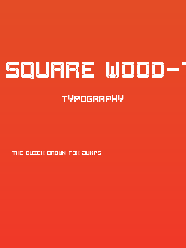 Square Wood-7 Poster