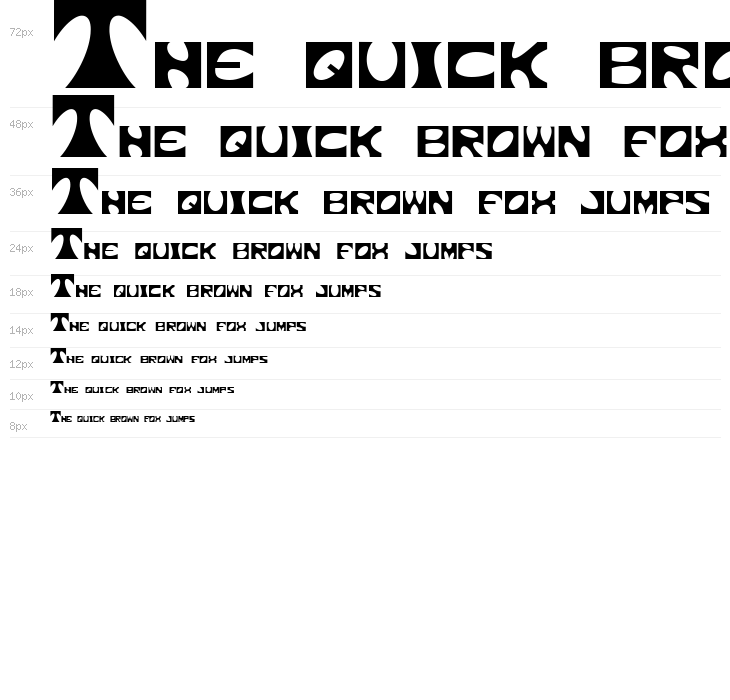 Square circle Waterfall