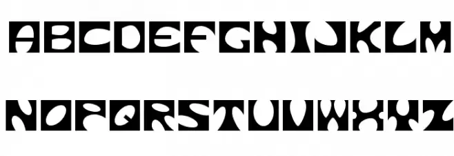Square circle フォント 小文字