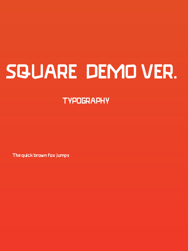 Square [demo ver.] Poster