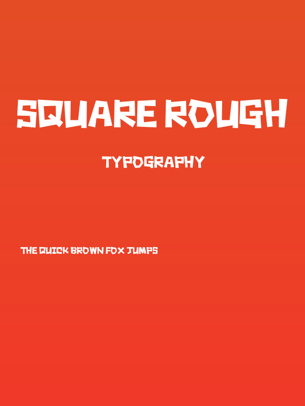 Square rough Poster