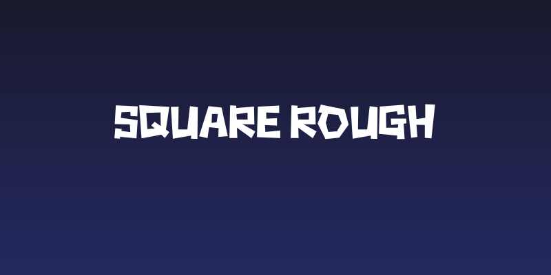 Square rough Social Header
