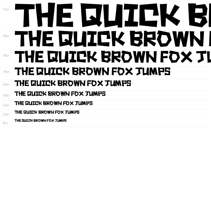 Square rough Waterfall