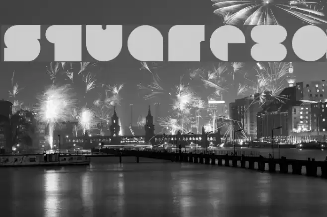 Square80 Font examples