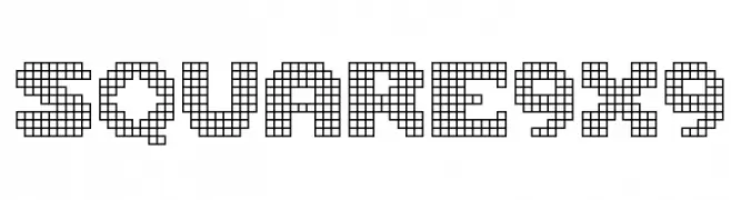 Square9x9  नि: शुल्क फ़ॉन्ट्स डाउनलोड
