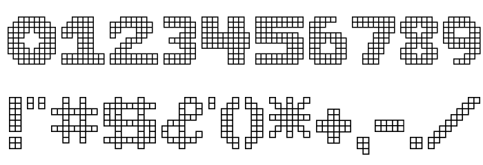 Square9x9 Font OTHER CHARS