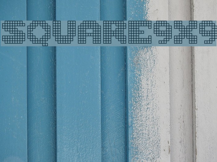 Square9x9 Font examples