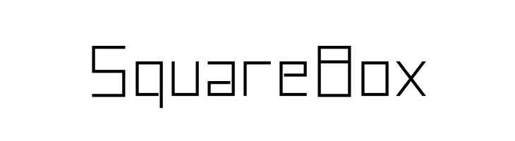 SquareBox  Frei Schriftart Herunterladen