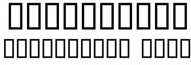 SquareCaps Font OTHER CHARS