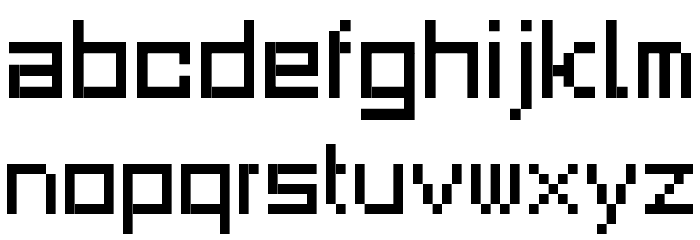 SquareDance00 Font LOWERCASE